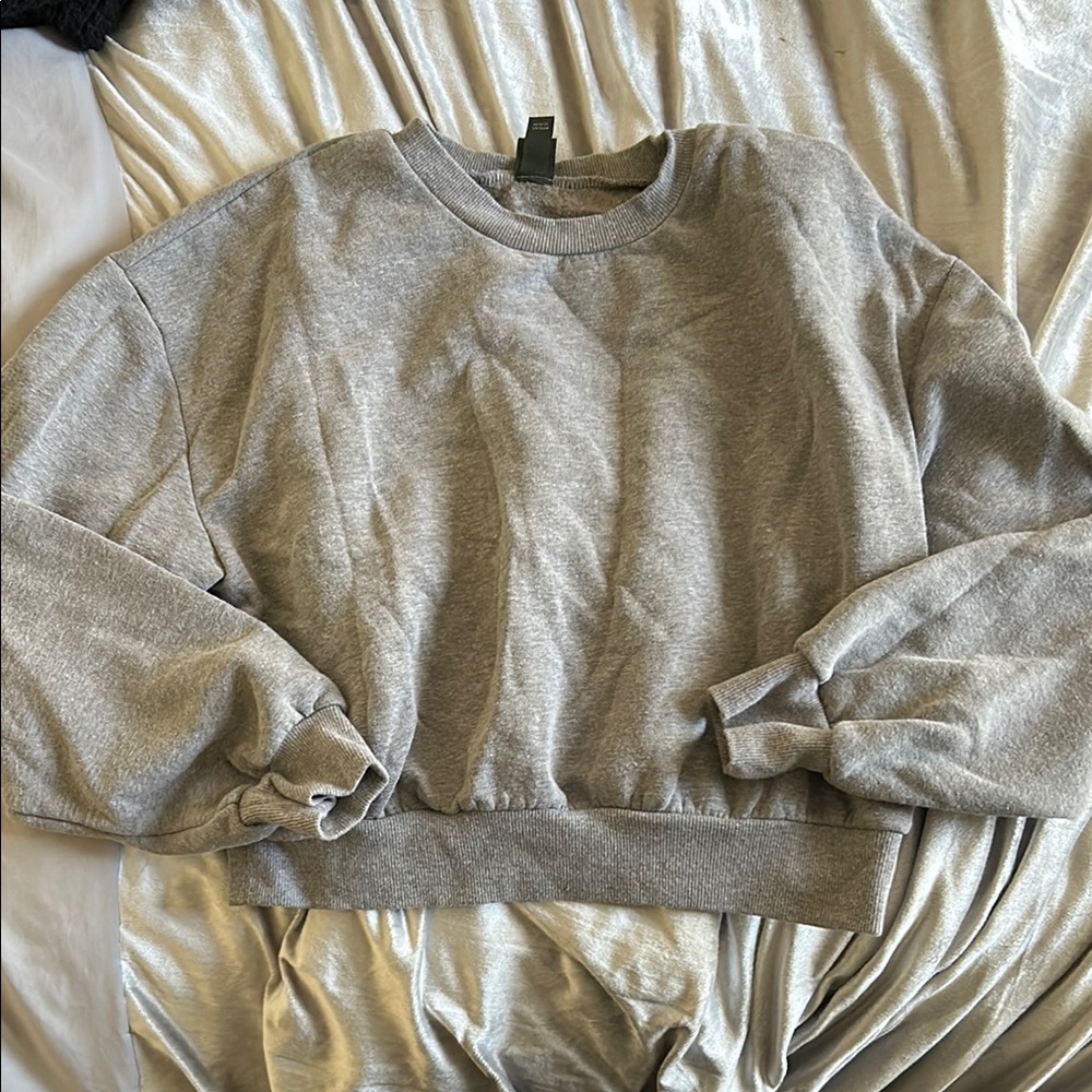 Wild Fable Gray Crop Top